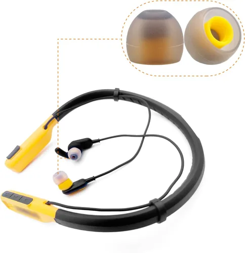 Miniatura 2 de Klowcok Almohadillas de silicona de repuesto para auriculares DEWALT con banda para el cuello, no para auriculares DEWALT True Wireless