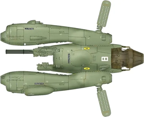 Miniatura 8 de Hasegawa Maschinen Krieger 64125 Jet de combate blindado antigravedad Pkf.85 Falke Ma.K. Modelo de plástico a escala 1/20 del 40 aniversario