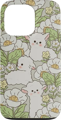 Miniatura 10 de Funda para iPhone 11 Pro Max con diseño de margaritas y cordero, flores de granjero