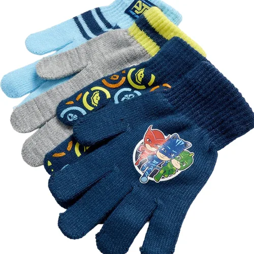 Miniatura 9 de PJ Masks Guantes de invierno para niños, paquete de 4 guantes y manoplas de PJ Masks (niño pequeño)