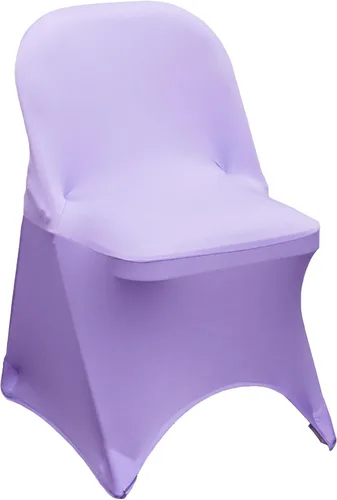 Miniatura 39 de YOUR CHAIR COVERS - Funda para silla plegable de elastano azul claro - Funda de cojín tapizada plegable elástica ajustable extraíble lavable