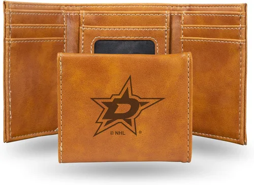 Miniatura 54 de NHL Rico Industries - Billetera triple grabada con láser y tres pliegues, accesorio para hombre