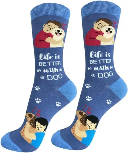 Miniatura 17 de E&S Imports Calcetines para amantes de las mascotas, para todas las estaciones, talla única, para mujeres y hombres, regalos para gatos y perros