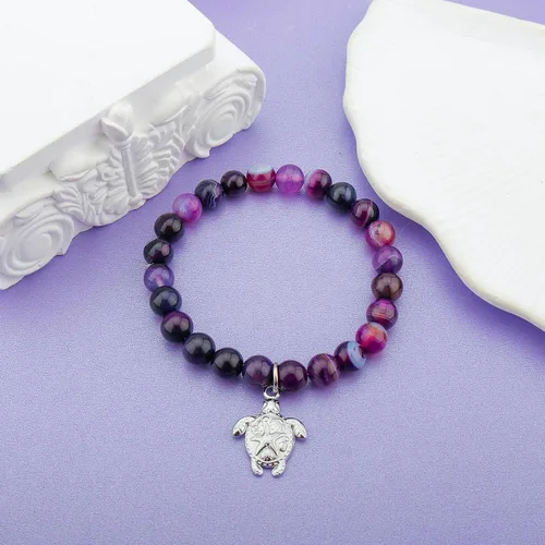 Miniatura 2 de MollyQueen Pulsera de tortuga marina, regalos para amantes de las tortugas, regalos de tortuga marina, joyería inspiradora de Navidad, regalo
