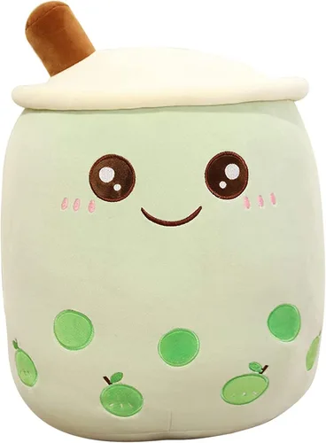 Miniatura 9 de VHYHCY - Lindo cojín de peluche Boba, peluche en forma de taza de té con burbujas, almohada de peluche en forma de taza de té con leche, almohada