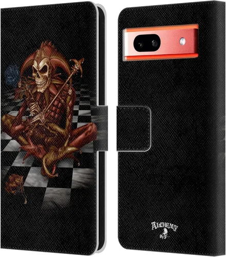 Miniatura 8 de Head Case Designs Funda de piel con licencia oficial de Alchemy Gothic 13 Dagger Illustration, compatible con Google Pixel 7a