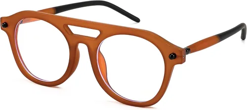 Miniatura 10 de FEISEDY Gafas de bloqueo de luz azul aviador de los años 70, marco piloto cuadrado, antideslumbrante, gafas de computadora para mujeres y hombres