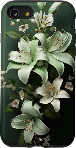 Miniatura 17 de Funda para iPhone 12 mini Sage green Wildflower Aesthetic Flower