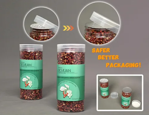 Miniatura 6 de Sichuan - Granos de pimienta enteros orgánicos de 4 onzas, auténticos granos de pimienta roja Szechuan para recambio de molinillo, condimento fresco