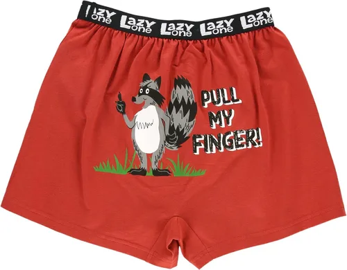 Miniatura 83 de Lazy One Divertidos boxers de animales, ropa interior humorística, novedosos pantalones cortos, regalos de broma para hombres