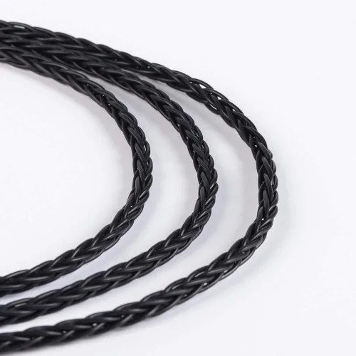 Miniatura 5 de H HIFIHEAR Cable de repuesto mejorado para auriculares, 8 núcleos, cable de cobre chapado en plata con cable IEM de 2 pines de 0.031 in para UM3X
