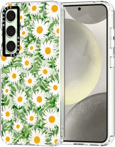 MOSNOVO - Funda para teléfono Samsung Galaxy S24, con protección Buffertech contra caídas de grado militar (6.6 pies), de poliuretano termoplástico