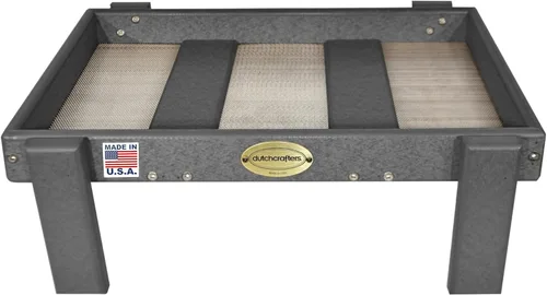 Miniatura 11 de Comedero para pájaros DutchCrafters Amish hecho en Estados Unidos, comederos de plataforma para aves silvestres, independientes y para exteriores
