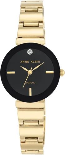 Miniatura 10 de Anne Klein Reloj de pulsera con esfera de diamante genuino para mujer