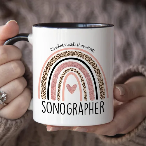 Miniatura 3 de YouNique Designs Sonographer - Taza de café de 11 onzas, regalo de ecografía, taza de tecnología de ultrasonido, taza de ecografía cardíaca