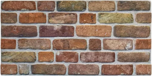 Miniatura 9 de Dundee Deco Paneles de pared 3D de ladrillo sintético, revestimiento de pared de aspecto de piedra marrón beige, espuma de poliestireno, muestra