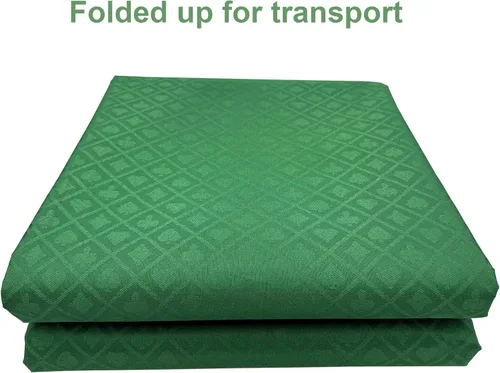 Miniatura 3 de Speed Cloth - Tela de mesa de póquer, sección de 108 x 60 pulgadas, accesorios de fieltro para mesa de juegos de cartas de casino, color verde