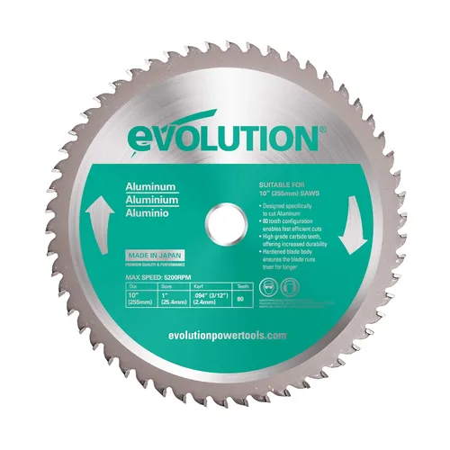 Miniatura 17 de Evolution 14BLADESS Cuchilla de acero inoxidable de 90 dientes de 14" Cuchilla de sierra TCT para Evolution S14CPS, S15CPS, S355MCS, S355CPSL