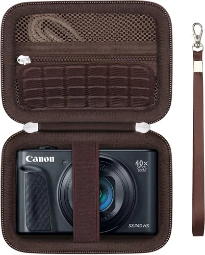 Miniatura 22 de Estuche de transporte rígido para Canon PowerShot SX740 HS/ SX730 HS/ SX720 HS/ SX620 HS/ G7 X Mark III/ G7 X Mark II cámara digital, bolsa de viaje