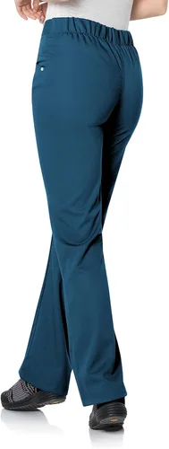 Miniatura 3 de Urbane Ultimate - Pantalones quirúrgicos para mujer ajuste moderno tela elástica suave de lujo cintura 5050 sanitarios médicos 9300 Caribe