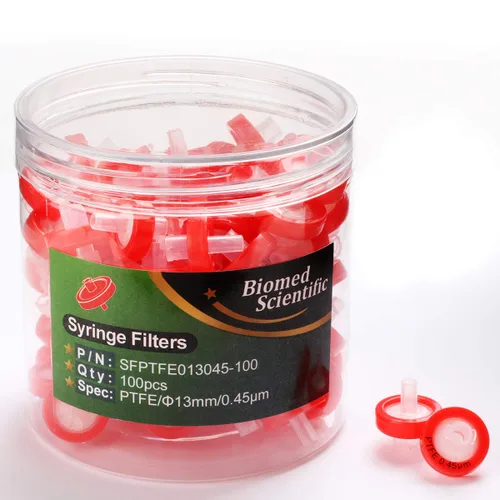Miniatura 2 de Filtros de jeringa PTFE 0.512 in Diámetro 0.22um Tamaño de poro No Estéril Paquete de 100