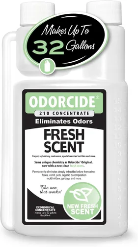 Miniatura 10 de Odorcide Eliminador de olores concentrado: eliminador de olores para olores fuertes en alfombras, madera dura y más, eliminador de humo, sudor