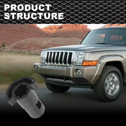 Miniatura 8 de CNNELL Mezcla de eje de actuador de puerta, compatible con Jeep Grand Cherokee 2005-2010/Compatible con Jeep Commander 2006-2010 5143183AA