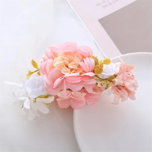 Miniatura 2 de Pinzas y Clips para el Cabello con Flores Estilo Francés Perlas Diamantes de Imitación Mariposa Twist Banana Horquillas Accesorios para el Cabello