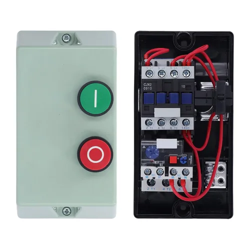 Miniatura 2 de Kadimendium Arrancador magnético Retardante de llama Caja de interruptor magnético monofásico 3 Fase Motor Starter 220V 230V 3 fase 380V 400V 9 a