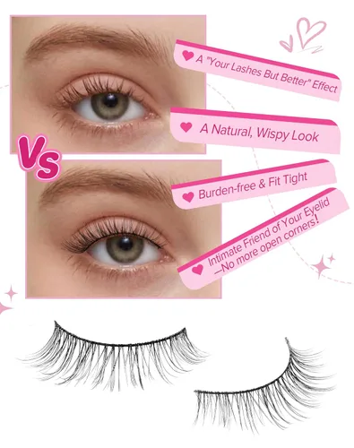 Miniatura 4 de Pestañas cortas de aspecto natural, pestañas postizas sutiles rizadas en C, pestañas postizas de volumen, pestañas de visón de 10mm, paquete