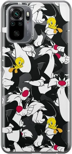 ERT GROUP Funda para Xiaomi REDMI Note 10/10S Original y Oficialmente Licenciada Looney Tunes Patrón Sylvester & Tweety 004 adaptado a la forma del