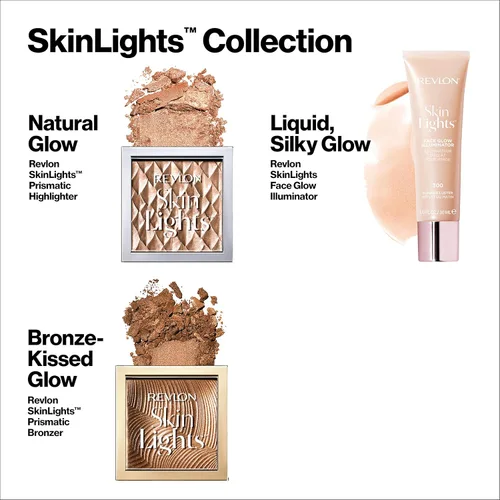 Miniatura 5 de Revlon Maquillaje iluminador, maquillaje facial en polvo prismático Skin Lights, brillo natural, acabado brillante, 201 Daybrak Glimmer, 0.28 onzas