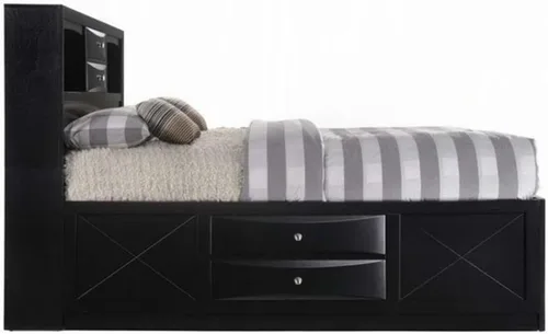 Miniatura 7 de Acme Cama de almacenamiento Irlanda Queen en negro