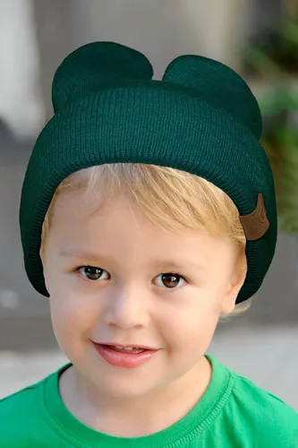 Miniatura 2 de Gorro de punto unisex con orejas de conejo y gato para bebés y niños