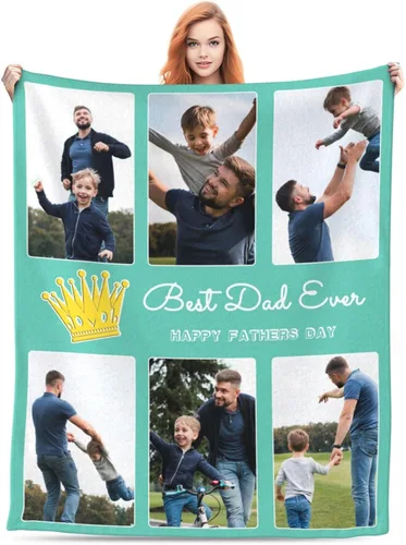 Miniatura 38 de Manta personalizada con foto, manta personalizada con imagen para regalos de pareja, mantas de franela personalizadas para adultos, niños