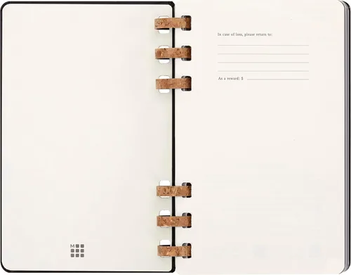 Miniatura 4 de Moleskine Agenda solar con espiral para año 2024 de 12 meses, tapa dura, grande (5 x 8.25 pulgadas), color negro