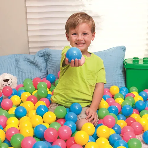 Miniatura 7 de 1000 bolas para hoguera, no tóxicas, de plástico suave, de 2.2 pulgadas, juguetes para niños y niños pequeños