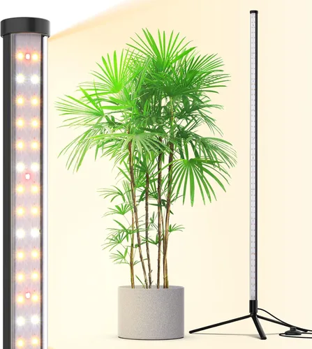 Miniatura 2 de Barrina Luces de cultivo T10 para plantas de interior con soporte + mini invernadero de 4 niveles con luz LED de cultivo para plantas