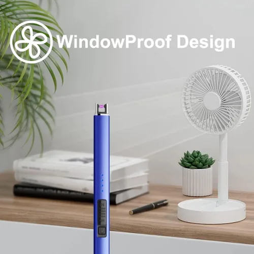 Miniatura 5 de MeeToo-Encendedor eléctrico recargable tipo C para velas - Regalos para esposa, hombres, mujeres, abuela, encendedores de plasma de arco USB a