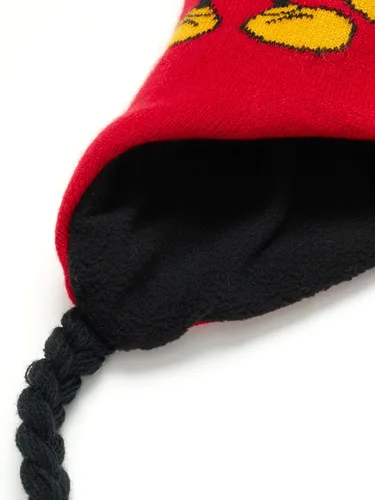 Miniatura 4 de Disney Conjunto de sombrero de invierno de Mickey Mouse y 2 pares de guantes o guantes edad 2-7