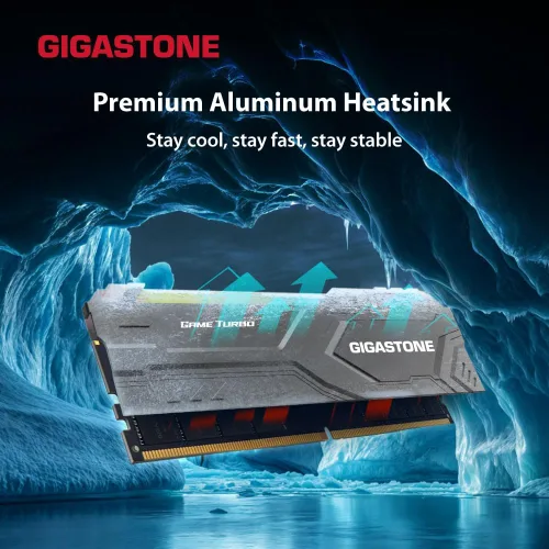 Miniatura 3 de 【RAM DDR5 RGB】 GIGASTONE Game Turbo 64 GB Kit (4 x 16 GB) DDR5 6000 MHz PC5-48000 CL40-40-40-76 Intel XMP 3.0 AMD Expo 1.3V UDIMM 288 pines sin