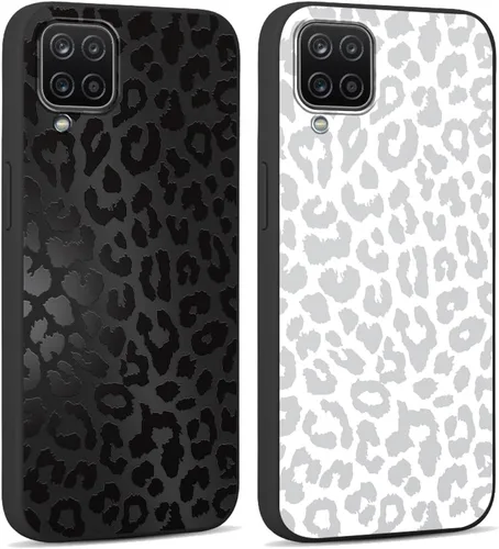 Miniatura 63 de 2 Pack Funda con lindo estampado de chita para Samsung Galaxy S22 Ultra 5G de 6.8", Fundas con patrón de leopardo de lujo, diseño de silicona suave