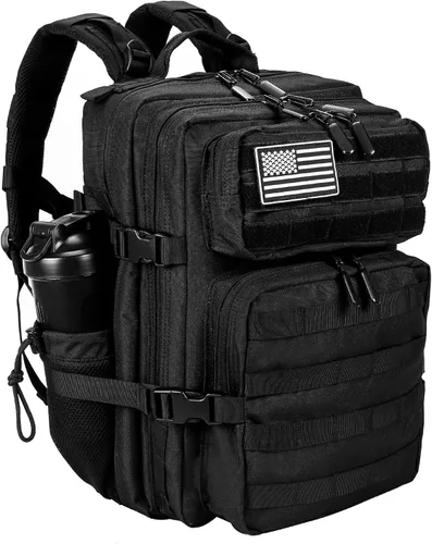 Miniatura 17 de LHI Mochila Militar Táctica para Hombres y Mujeres 25L/35L Mochila de Asalto del Ejército Bolsa Mochila Pequeña con Portabotellas
