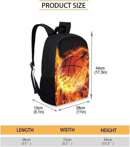Miniatura 66 de HUGS IDEA Los animales frescos 3D niños escuela libro bolsa niños impresión mochilas, Baloncesto, Moderno