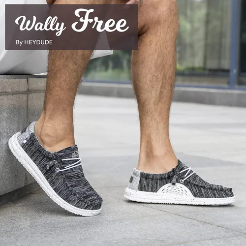Miniatura 2 de Hey Dude Men's Wally Free Multi Colors DG Mens Shoes Men's Lace Up Loafers Comfortable & Light