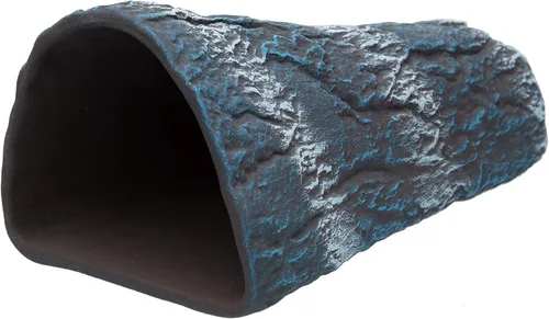 Plecoceramics Pleco Cueva Cono Cría de Cerámica Decoraciones Pecera Acuario (azul)