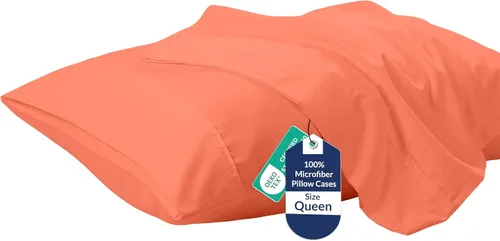 Miniatura 38 de Royale Linens Juego de 2 fundas de almohada Queen – Fundas de almohada de cama – 20 x 30 pulgadas – Fundas de almohada negras – 1800 microfibra