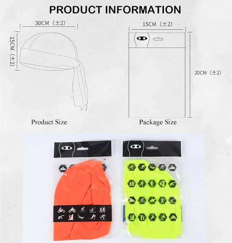 Miniatura 7 de SUZALA Doo Rag que absorbe el sudor, forro de casco de enfriamiento de trapo de rocío, casco transpirable para hombres y mujeres