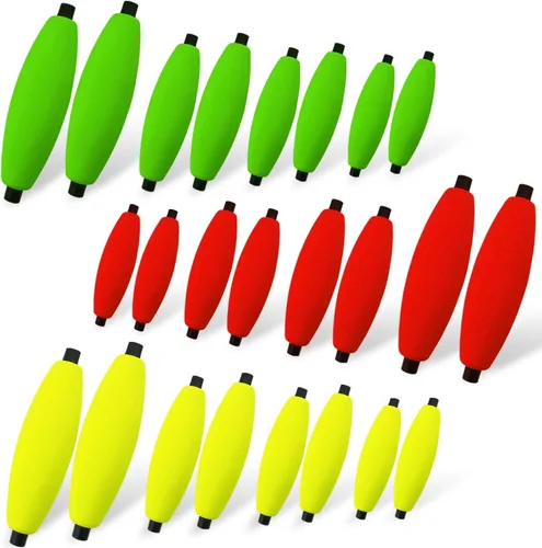 Miniatura 17 de Narcissus Fishing Bobbers Floats for Catfish,Foam Fishing Peg FloatsFreshwater and Saltwater,Perfect for Santee Catfish Rig 9 piezas