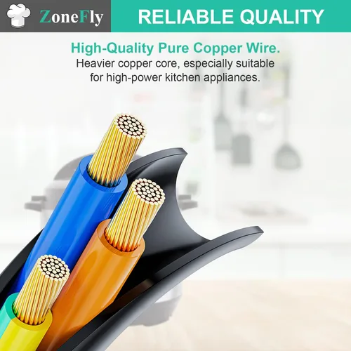 Miniatura 5 de Zonefly Cable de alimentación original compatible con olla a presión eléctrica Instant Pot, olla rápida Power Quick Pot, arrocera, máquina de leche